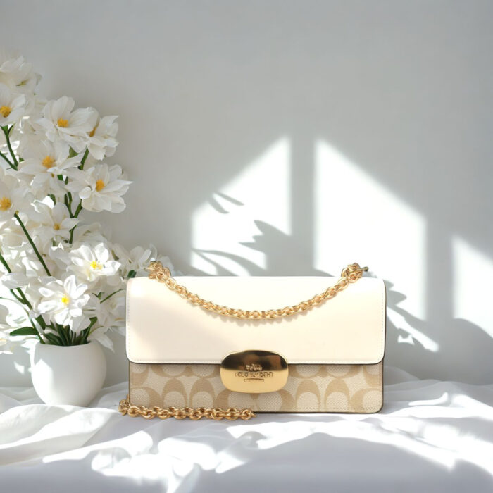 Coach Ole Women'S Pvc With Leather Crossbody Bag